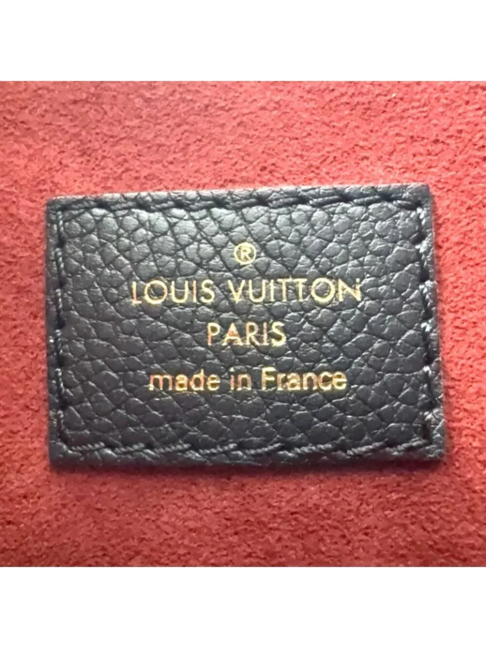 Louis Vuitton On The Go PM Bicolor Monogram Empreinte Leather Black Handbag Gold